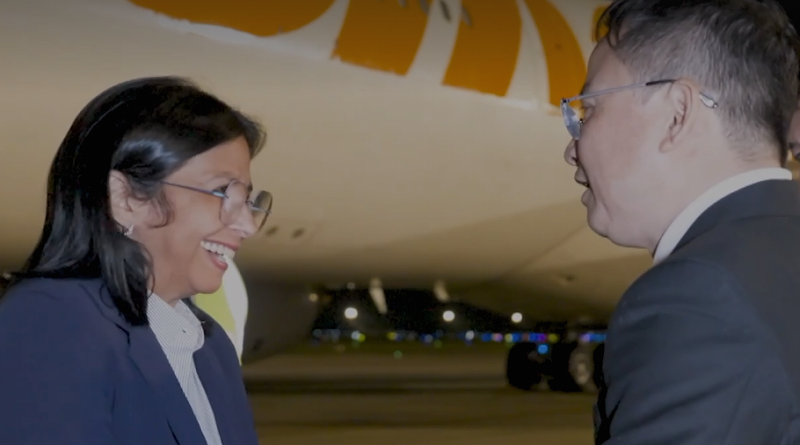 Vicepresidenta Rodríguez llegó a Vietnam para fortalecer alianzas estratégicas