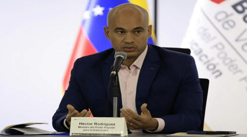 Ministro Héctor Rodríguez alerta sobre desinformación para perjudicar al país