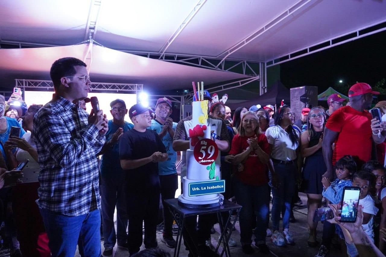 Fuenmayor celebró los 59 años de La Isabelica y dio bienvenida a la Navidad