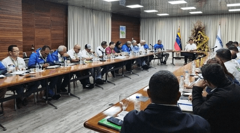 Ministro Márquez sostuvo reunión con gerentes de Distribución de Corpoelec