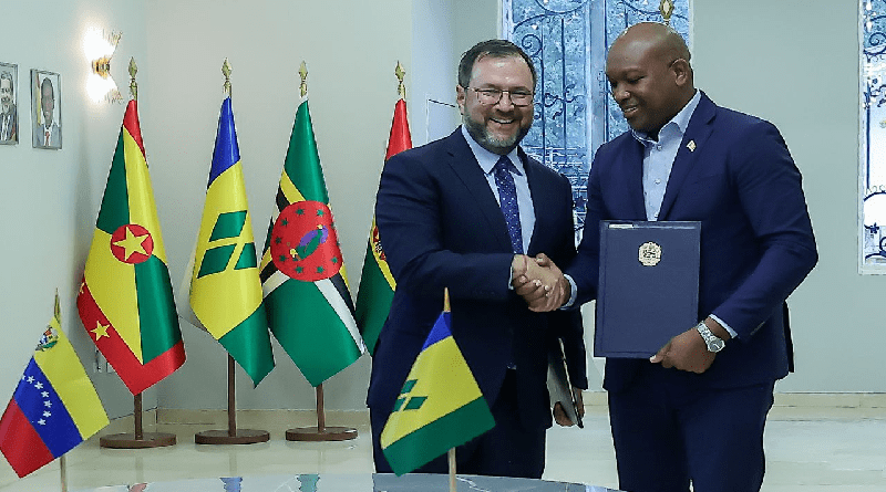 Venezuela y San Vicente y las Granadinas firman convenio para fortalecer agroproducción