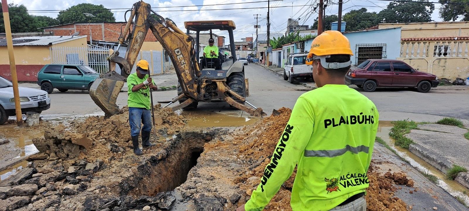 Alcalde Fuenmayor con el Plan Búho y el 1×10 del Buen Gobierno ha sustituido más de 80 mil metros de tuberías y 50 mil puntos de desobstrucción