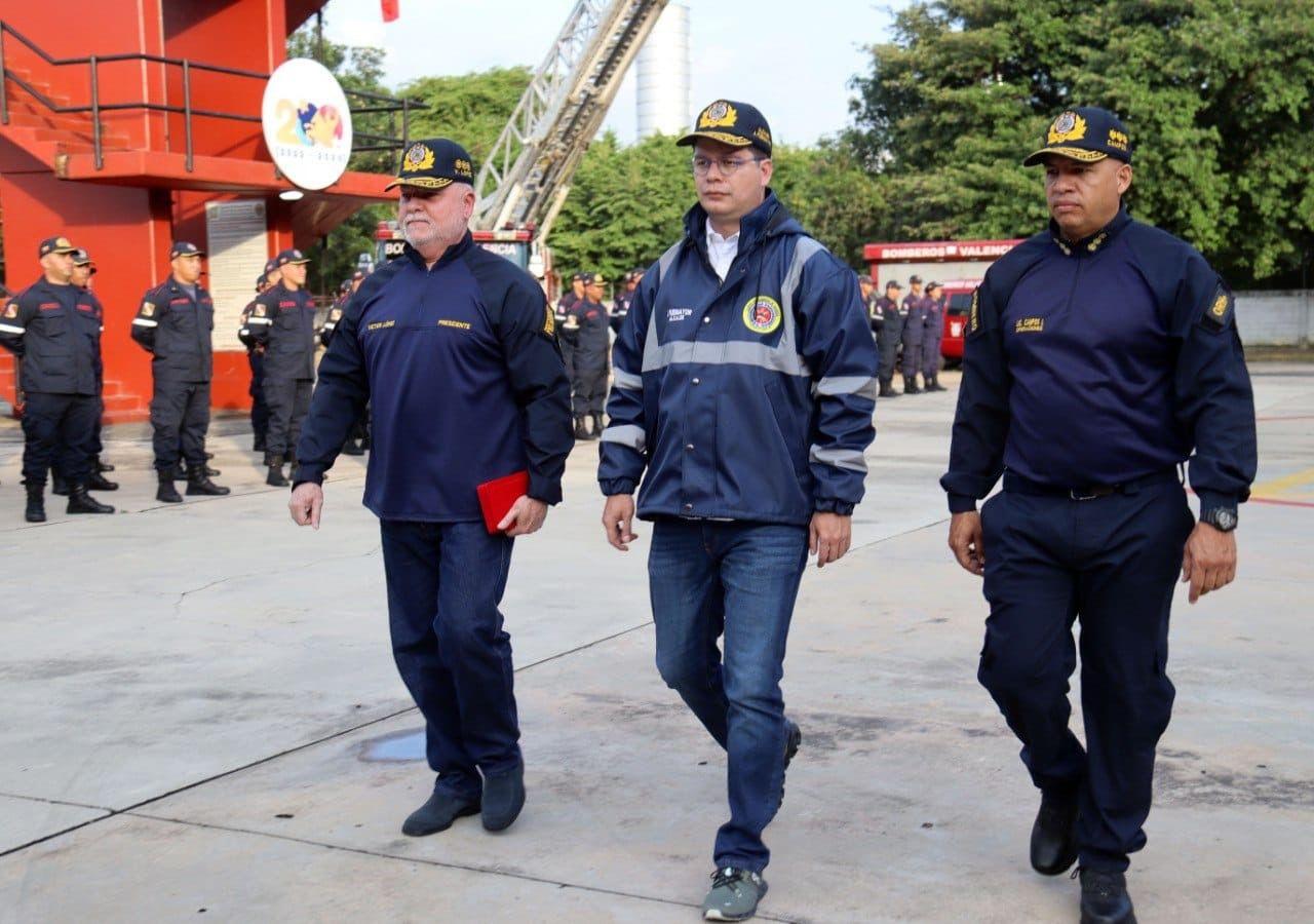 Alcalde Fuenmayor asegura que Bomberos de Valencia están a la vanguardia en la prevención de riesgos