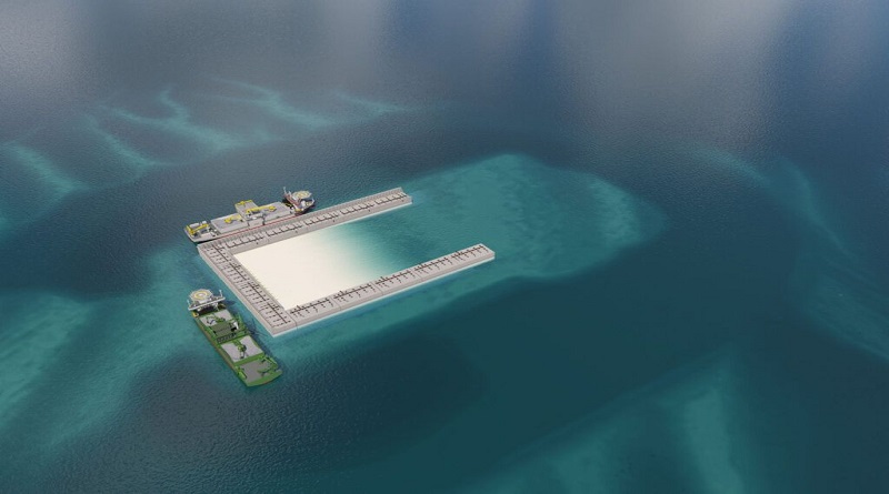 Inicia construcción de primera isla energética artificial en el mar del Norte