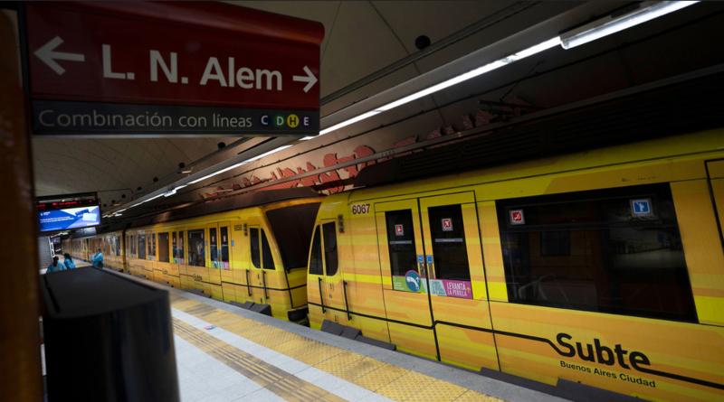 Trabajadores del metro de Buenos Aires anuncian paro por fallecimiento de colega