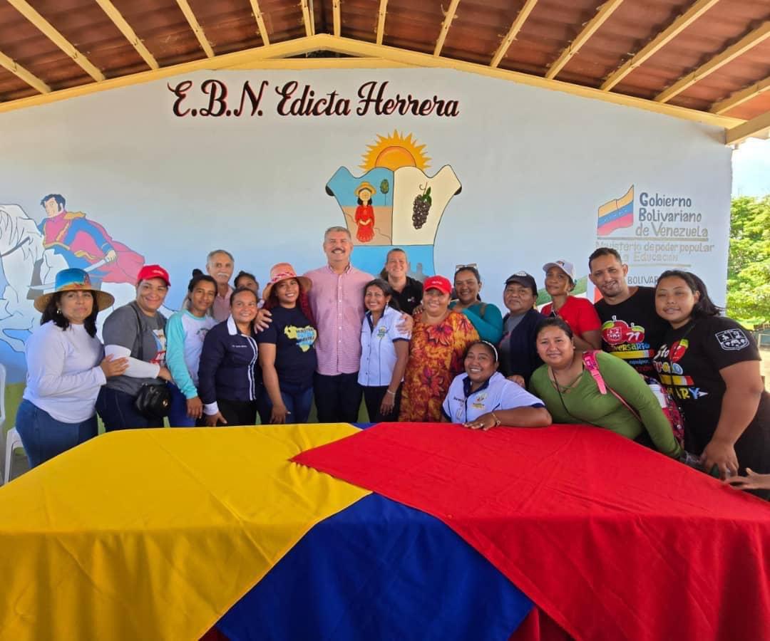 Zulia: Más de 250 niños y niñas indígenas beneficiados con la rehabilitación de la E.B.N Edicta Herrera