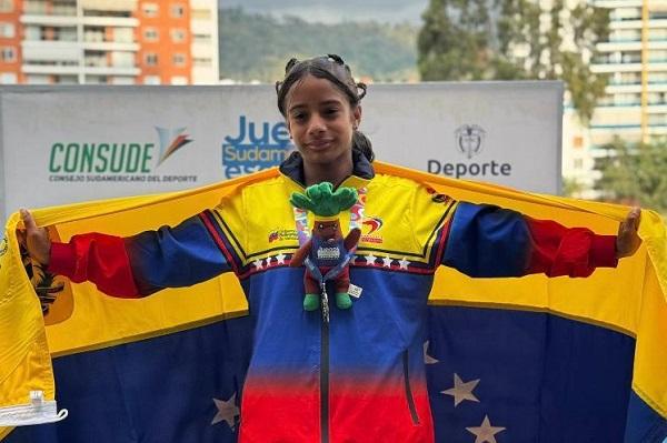 Estudiante zuliana obtuvo medalla de oro para Venezuela en los Juegos Suramericanos Escolares 2024