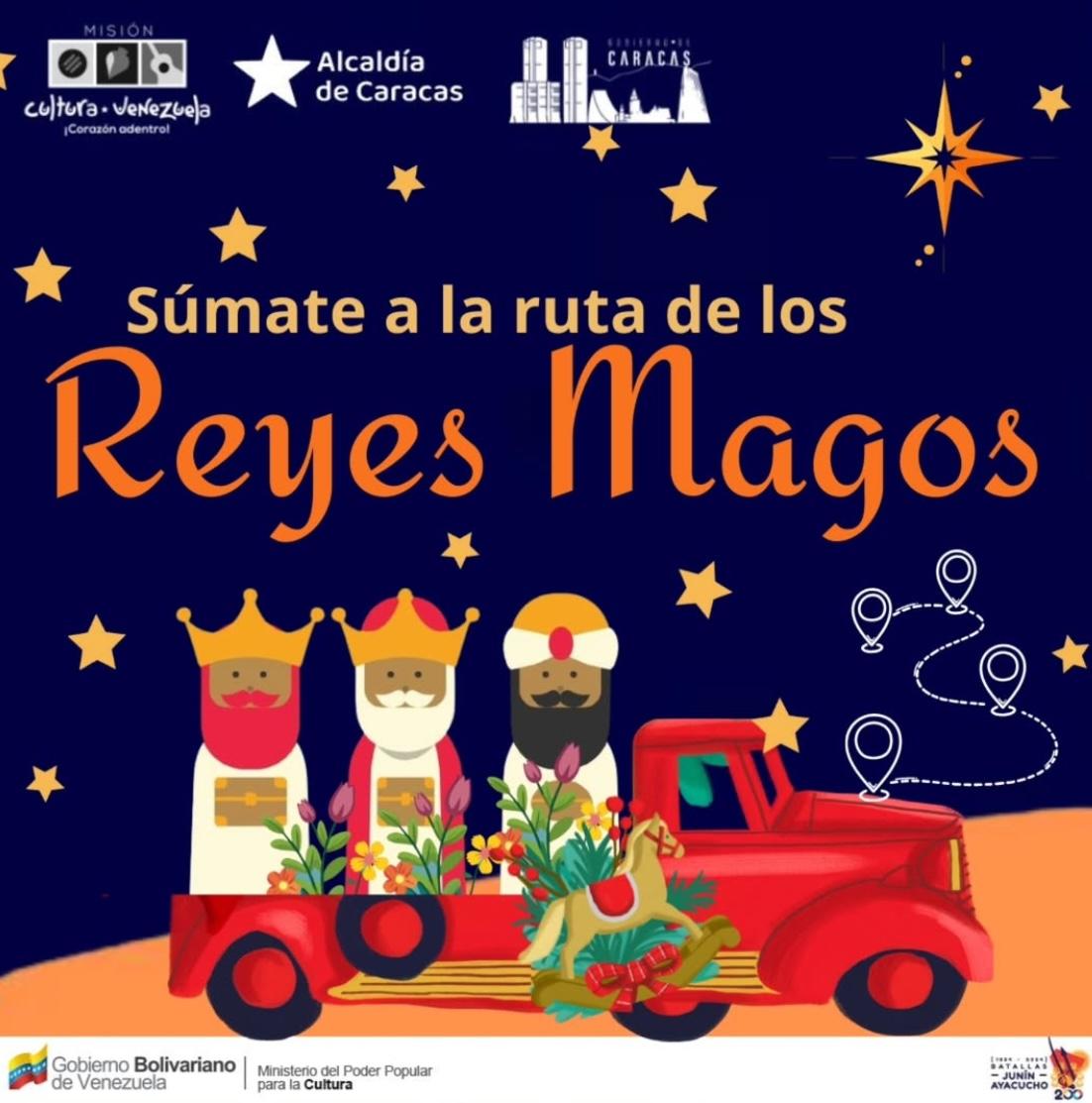 La magia de Los Reyes Magos llegará a cada rincón de Caracas