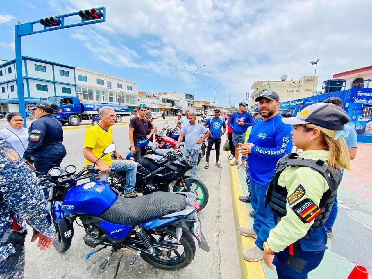 Carabobo: Sancionarán motorizados que incumplan normas de tránsito en el municipio Juan José Mora