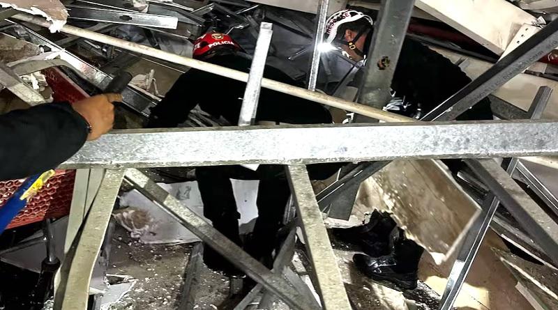 Colapso de techo en centro comercial deja tres fallecidos y decenas de heridos en Perú