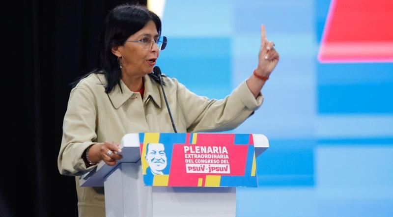 Vicepresidenta Rodríguez: Debemos defender la Patria del imperialismo tecnológico