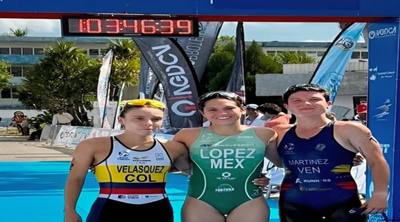 Triatleta Rosa Martínez logró podio en Américas Triatlón Cup 2025 en Cuba