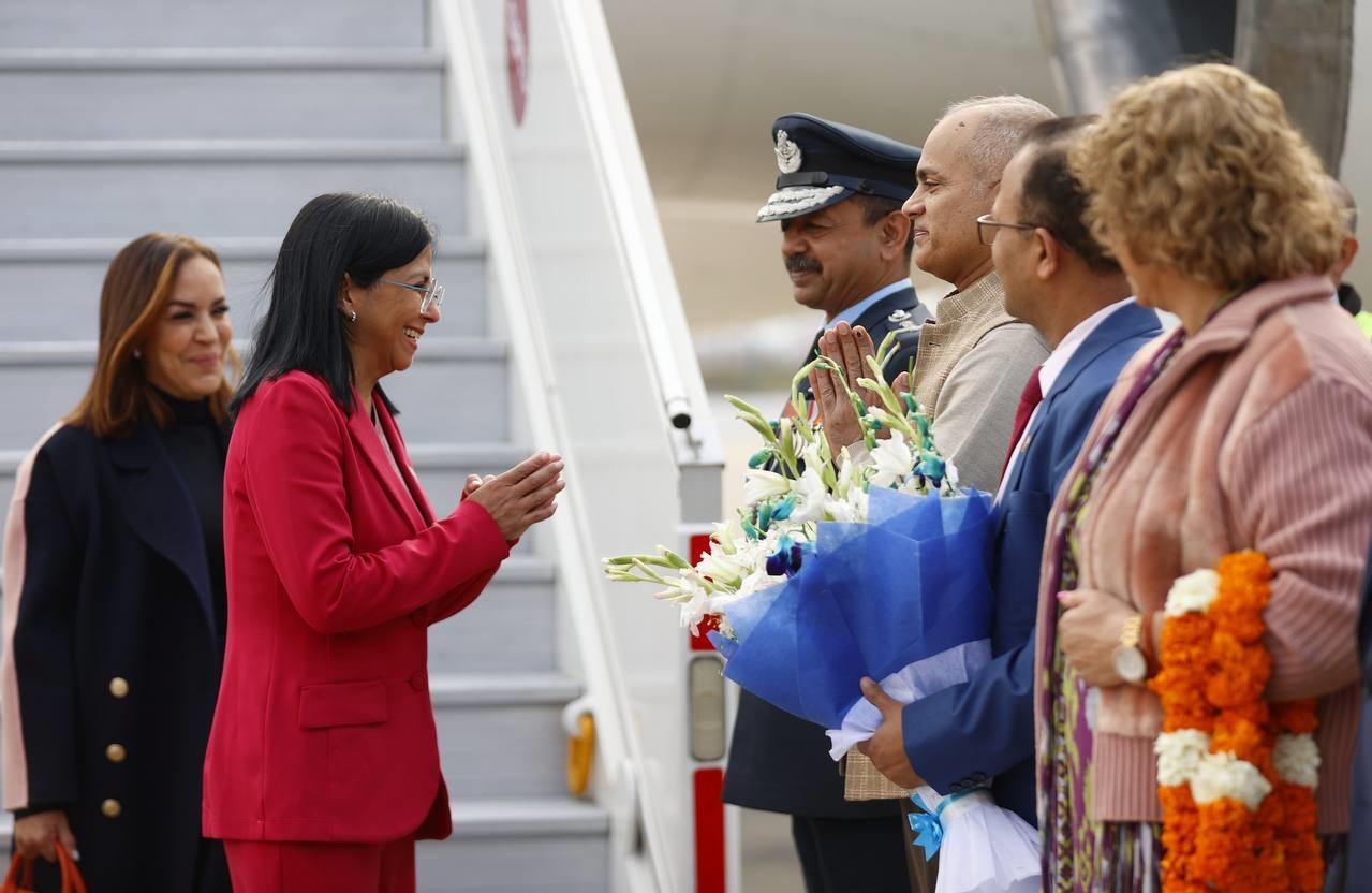 Vicepresidenta Delcy Rodríguez participará en la tercera reunión anual de la Semana de la Energía de la India