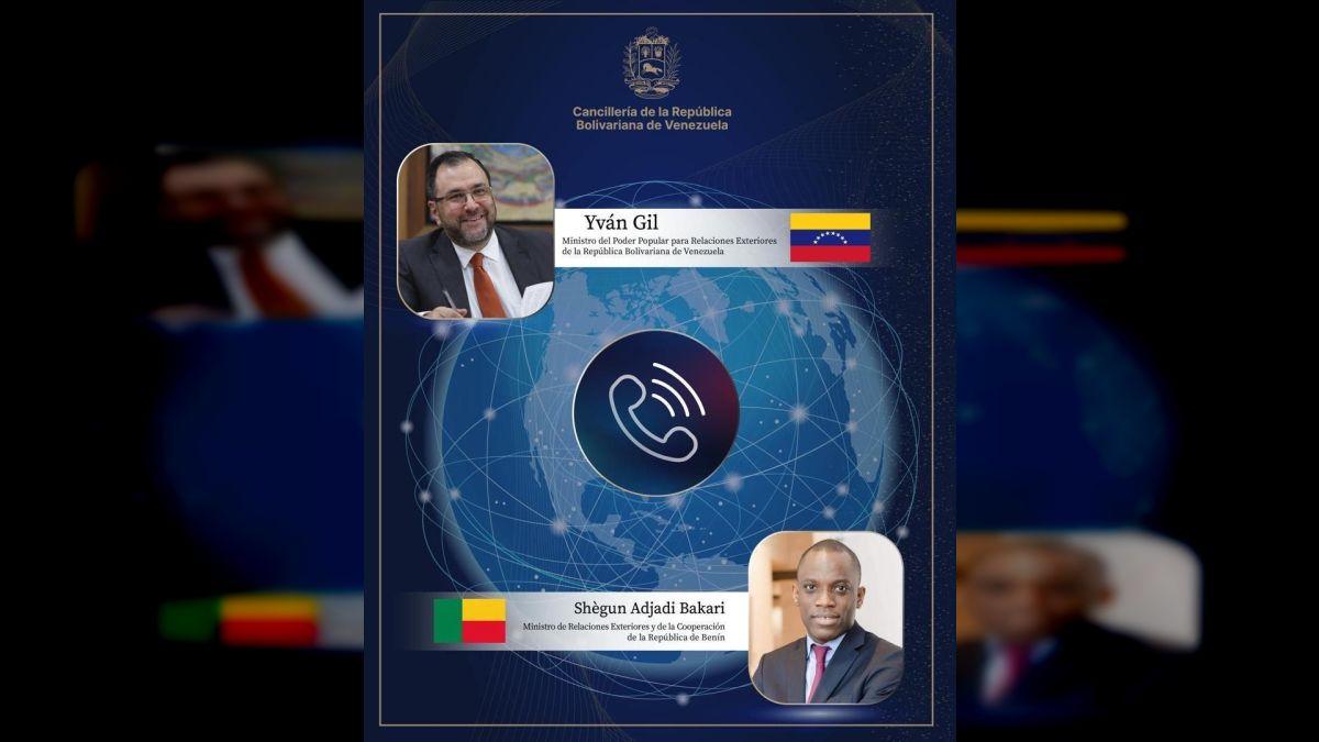 Cancilleres de Venezuela y Benín reafirman compromiso de fortalecer agenda bilateral y multilateral