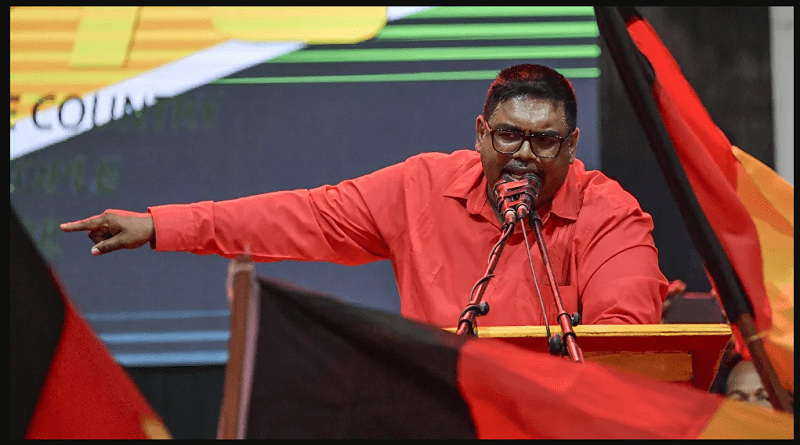 Venezuela repudia declaraciones de Irfaan Ali contra Armada Nacional Bolivariana