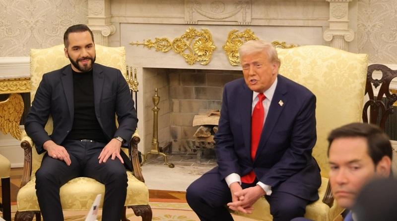 Donald Trump se reúne con el presidente salvadoreño Nayib Bukele en la Casa Blanca