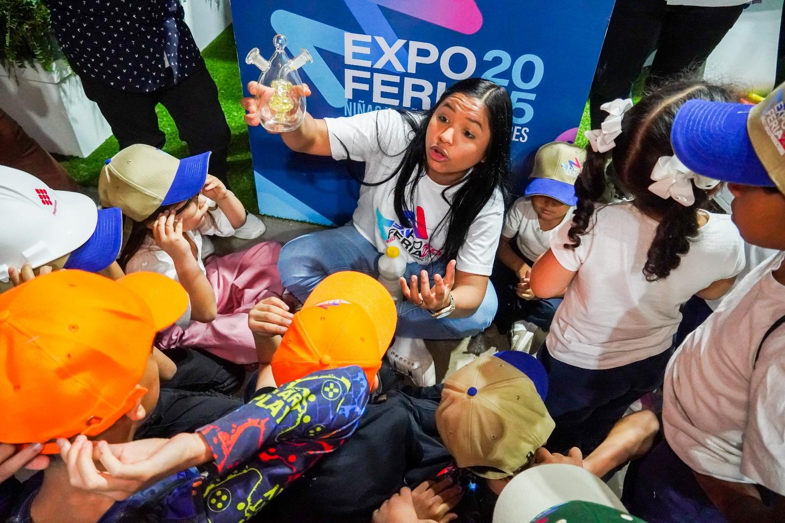 Jóvenes carabobeños conocieron Hidrocarburos en la Expo Feria Niñas y Niños Productores 2025 en Naguanagua