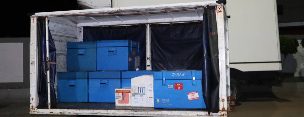 Arribó al país un nuevo cargamento con 30 mil dosis de vacuna contra la poliomielitis