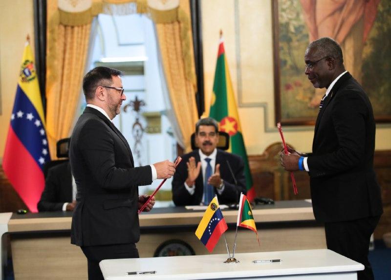 Venezuela y Grenada firman acuerdos estratégicos para afianzar mapa de cooperación