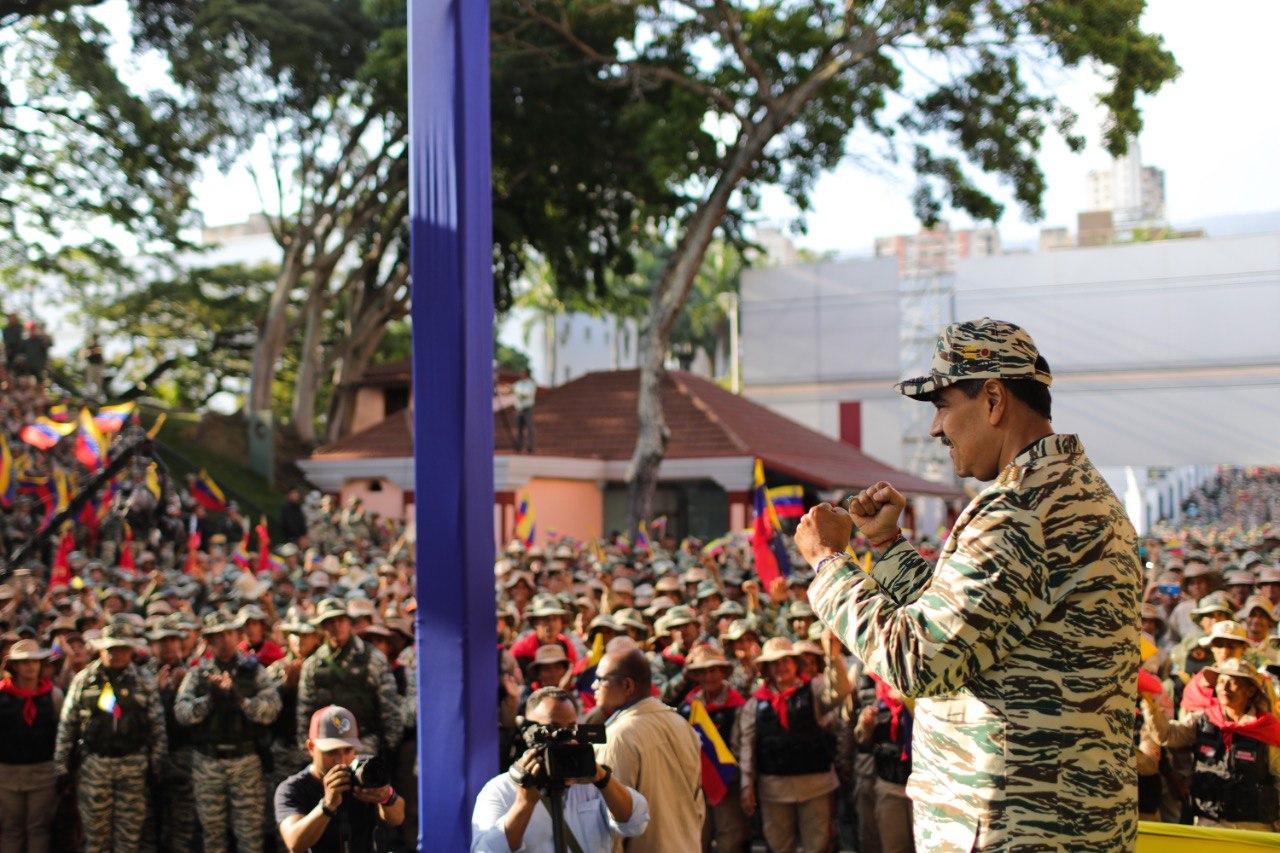 Venezuela counts on its people in militia to maintain its security and independence