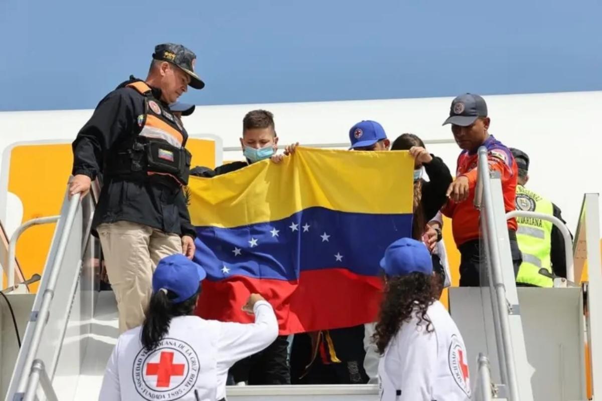 Confirmed new flight of Venezuelan migrants from the US