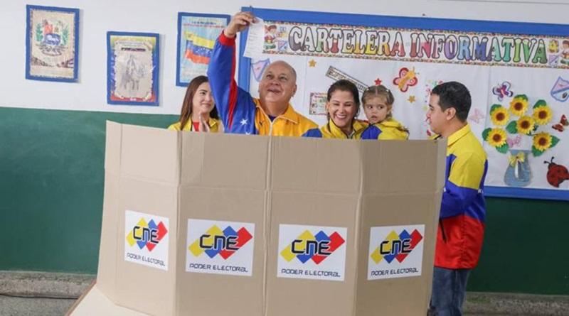 Cabello: Nuestro Pueblo está votando en paz, tranquilidad y absoluta calma