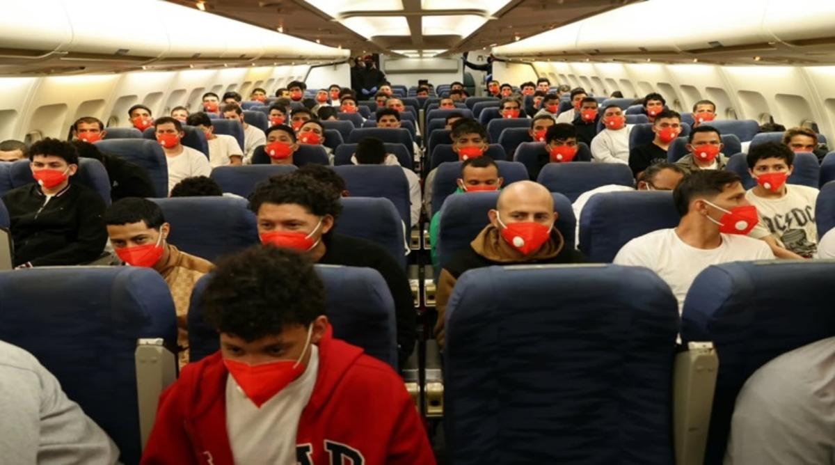 Llegaron 195 migrantes venezolanos provenientes de Honduras