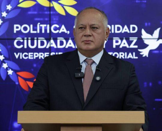 Diosdado Cabello: Los planes de generar violencia van más allá del 25 de mayo