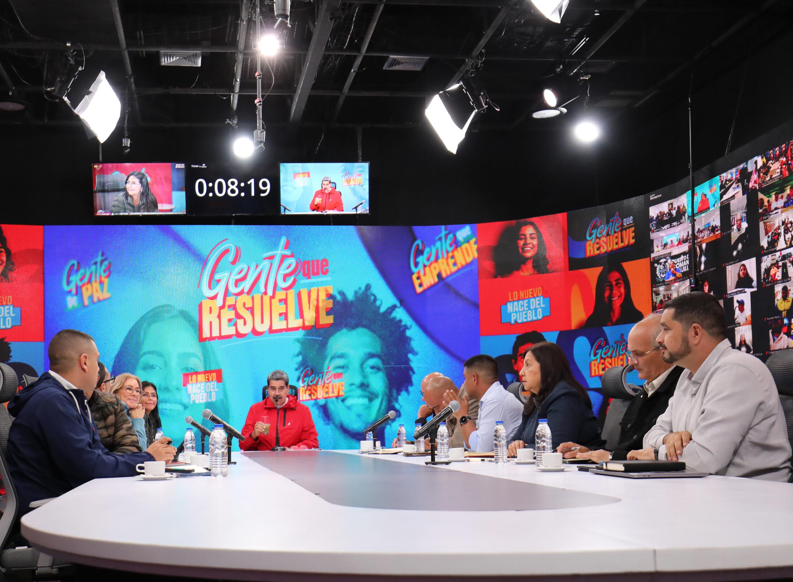 Presidente Maduro sostuvo reunión con el Comando de Campaña Ven25+ del GPPSB