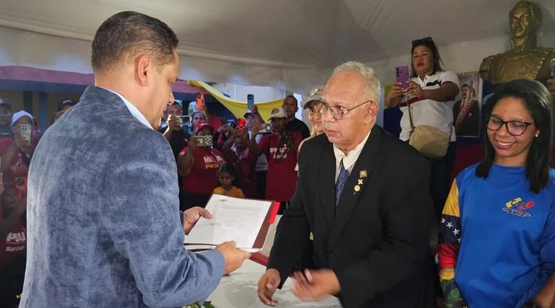 Neil Villamizar se acredita como primer gobernador del estado Guayana Esequiba