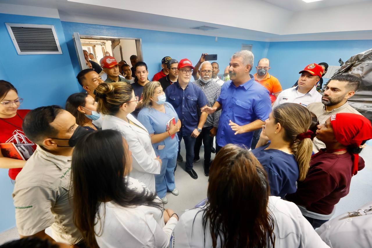 En Zulia Gobernador Luis Caldera inicia evaluación de hospitales