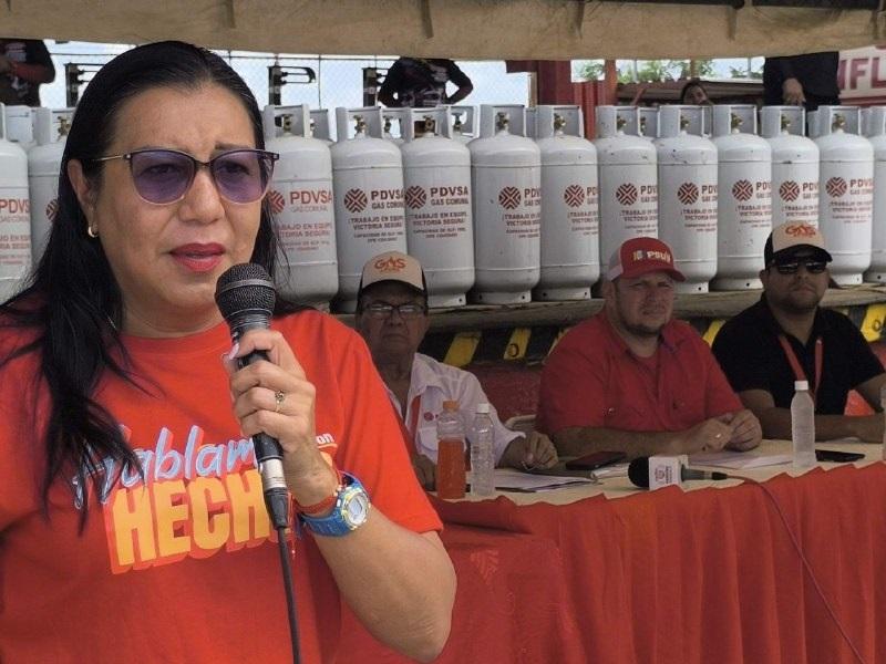Más de 1150 familias del estado Apure recibieron cilindros de GLP