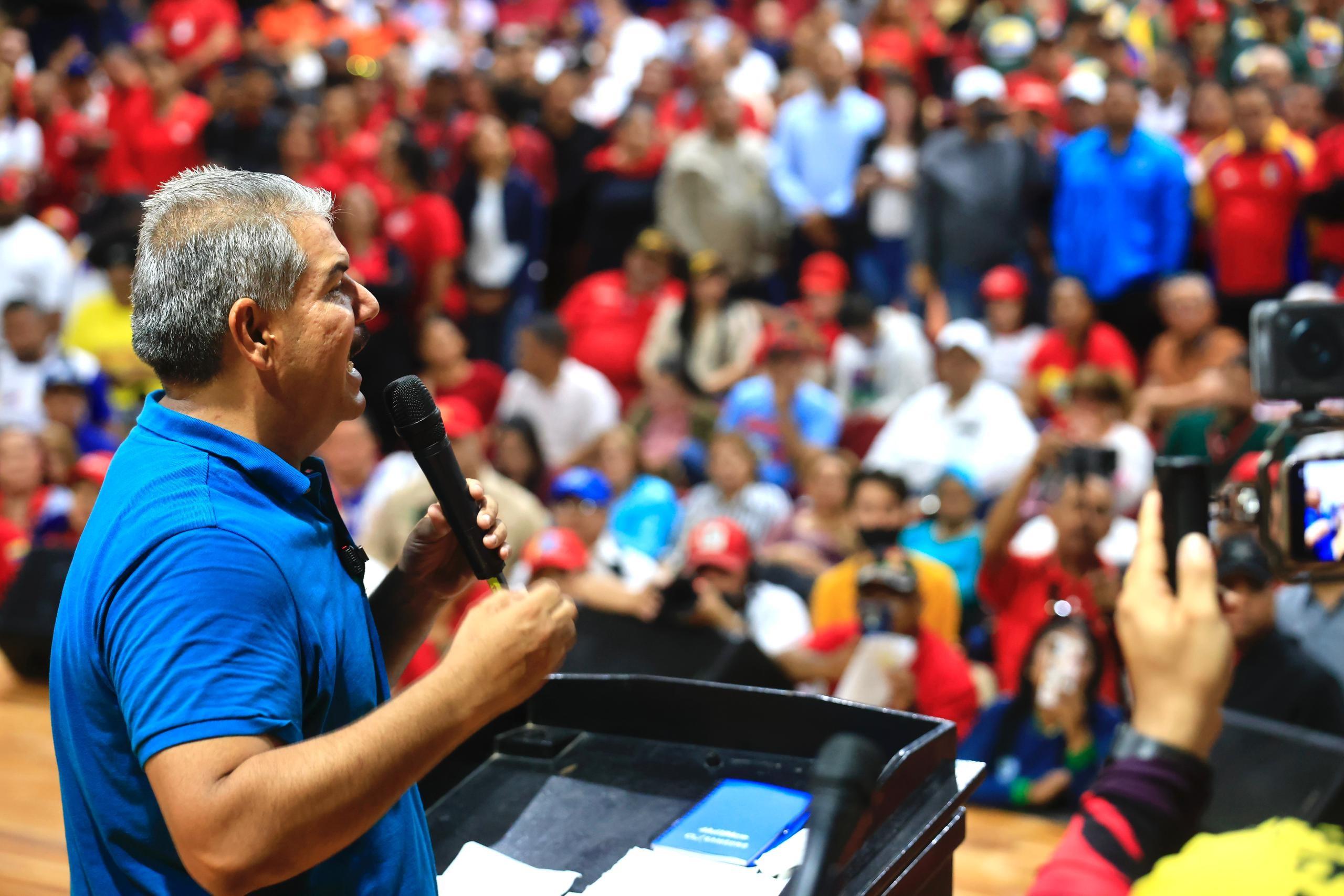 Trabajadores del Zulia manifestaron su respaldo al candidato a la gobernación Luis Caldera
