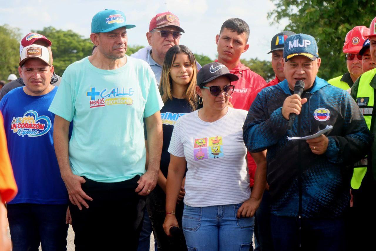 Vicepresidente sectorial Diosdado Cabello ofrece balance de las afectaciones por las lluvias en el estado Portuguesa