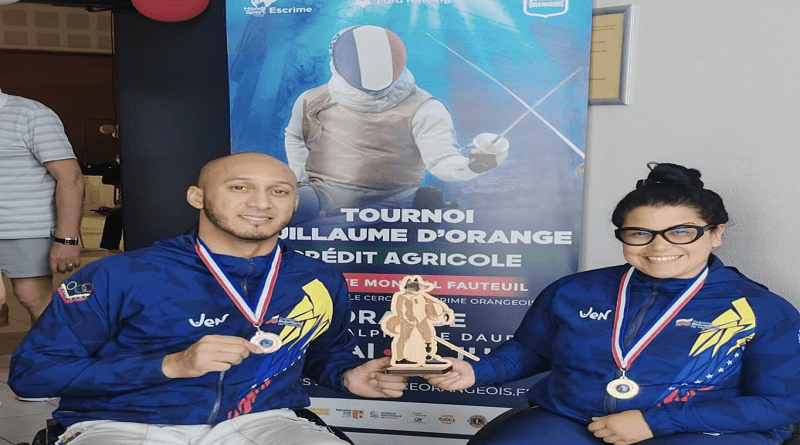 Paraesgrimistas venezolanos se alzan con oro y bronce