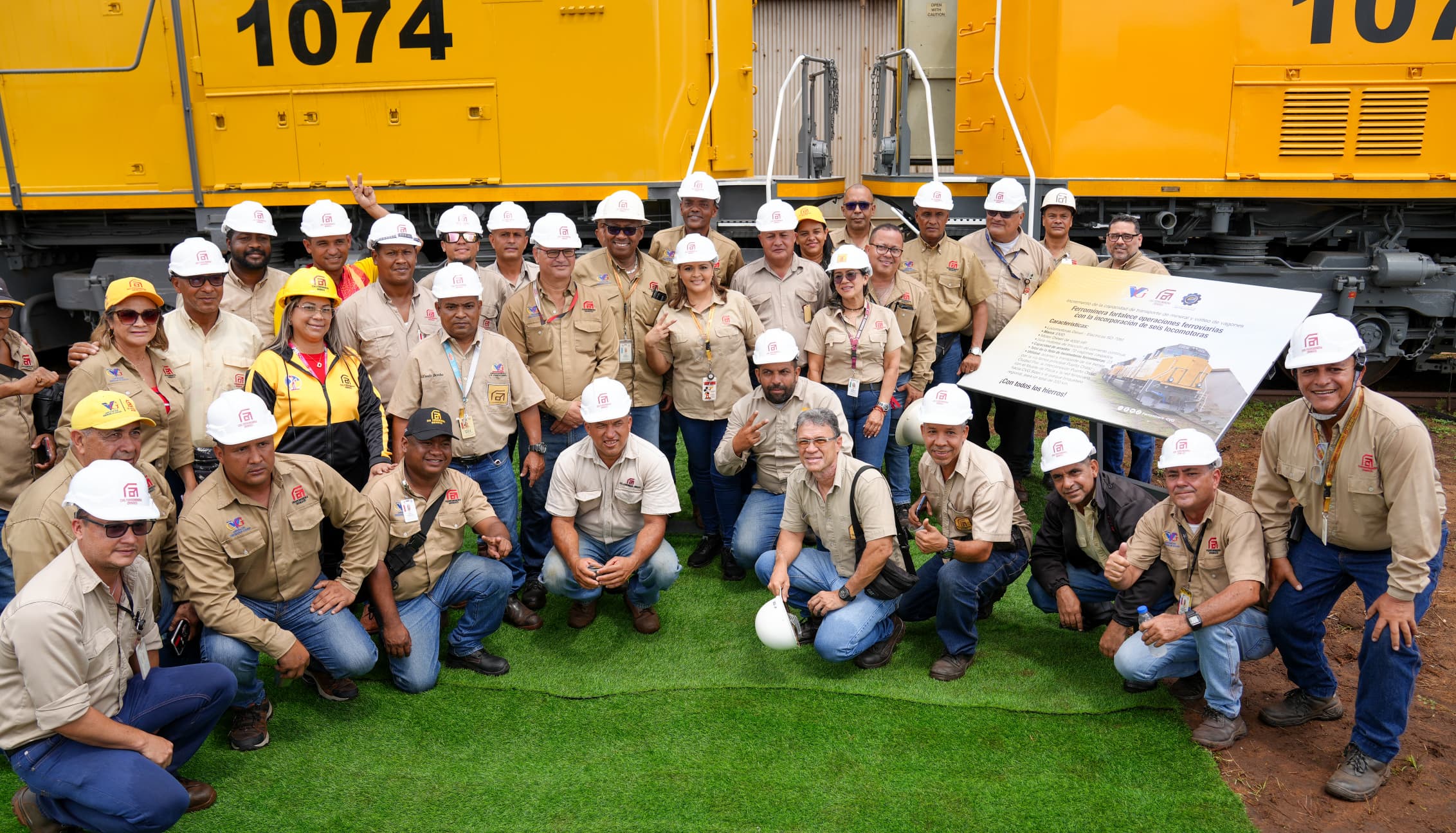 Ferrominera Orinoco Impulsa su Capacidad Productiva con Seis Nuevas Locomotoras 