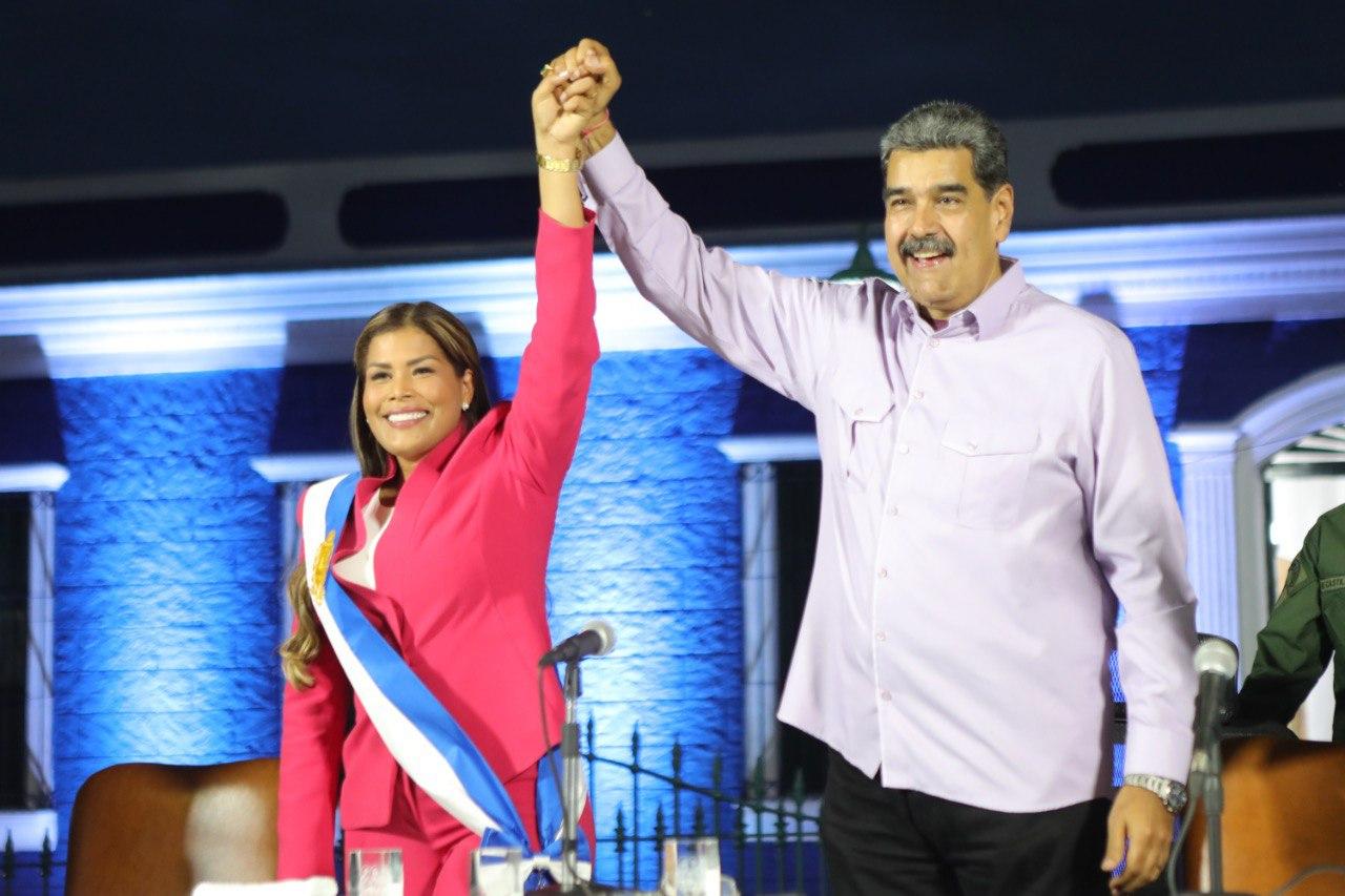 Presidente Maduro lidera toma de posesión de la primer mujer gobernadora del estado Bolívar