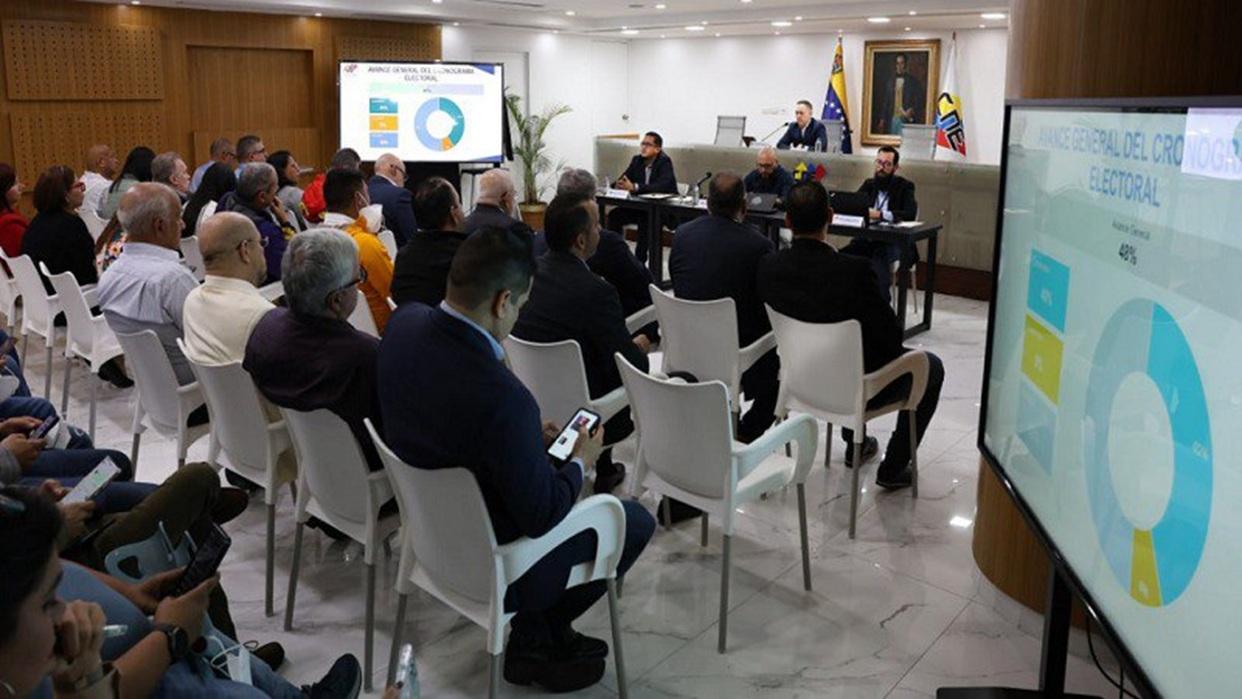CNE realiza acto de escogencia de posición en boleta para municipales