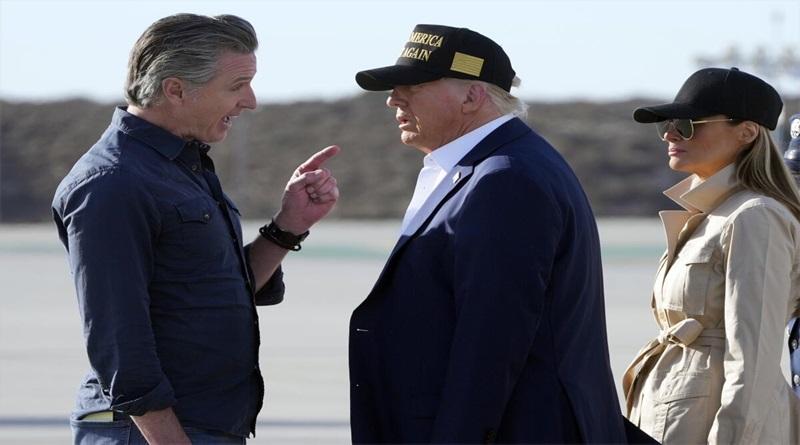 Trump llama a arrestar a gobernador de California si obstaculiza represión de protestas