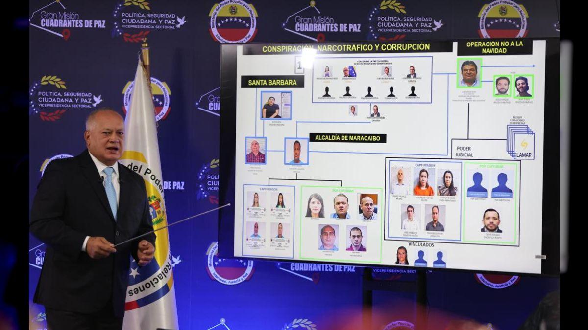 Ministro Cabello anuncia la captura del «principal testaferro» Gerson Parra señalado como comprador de armas en trama terrorista