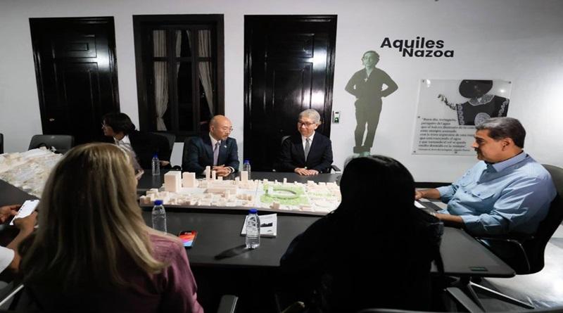 President Maduro held meeting with Japanese architect Riken Yamamoto to promote urban development