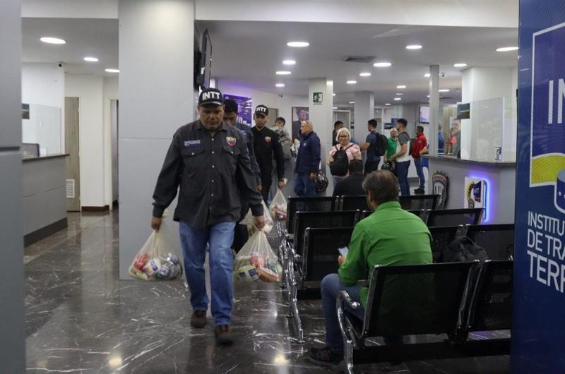 INTT habilitó centros de acopio para apoyar a los estados afectados por las lluvias