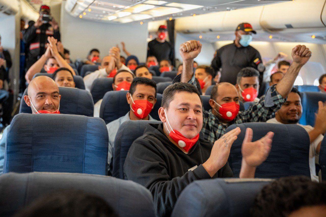 186 venezolanos regresan al país en nueva edición del Plan Vuelta a la Patria