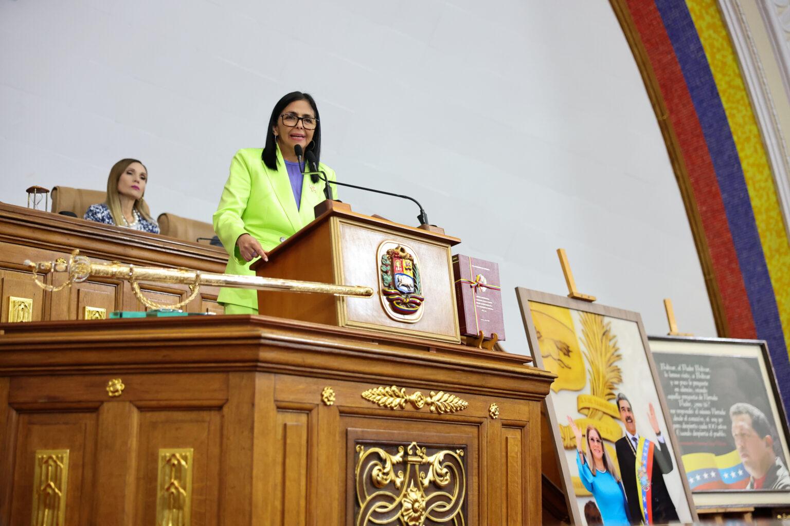 Acting President Delcy Rodríguez: President Nicolás Maduro has always characterized for being a man of a great spirit