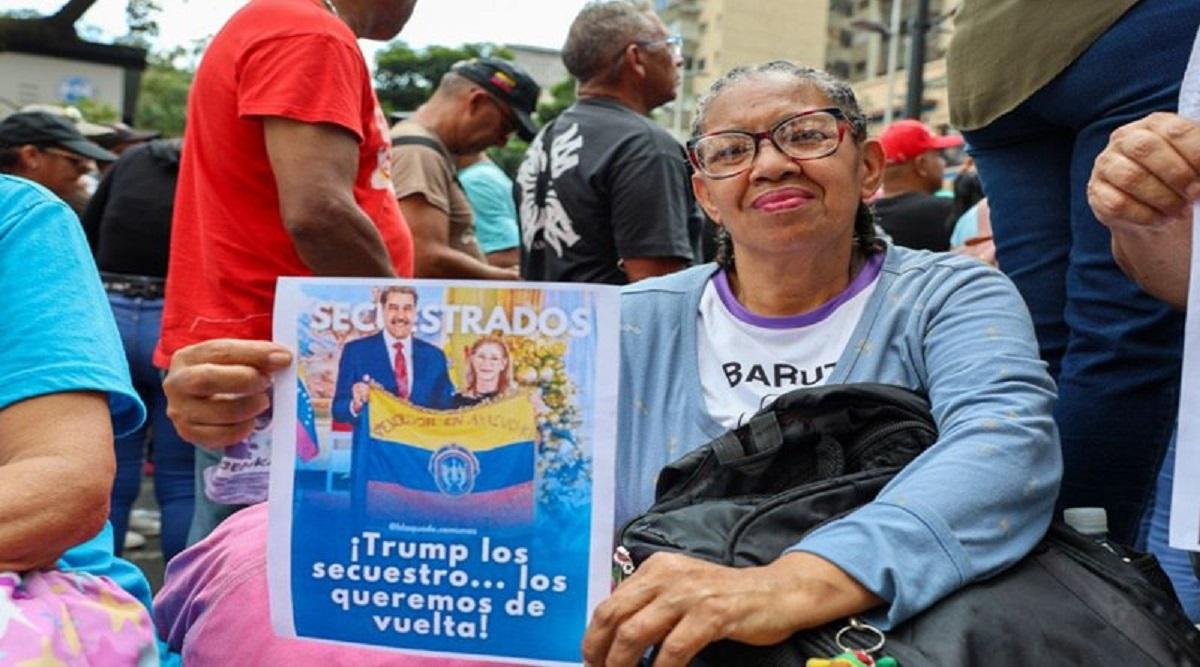 Mujeres venezolanas marcharon en respaldo a la Primera Dama Cilia Flores y al Presidente Maduro