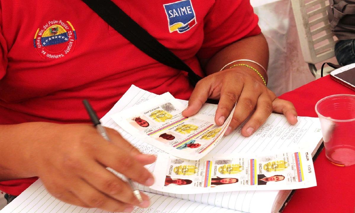Saime anuncia jornada de cedulación sin cita a nivel nacional