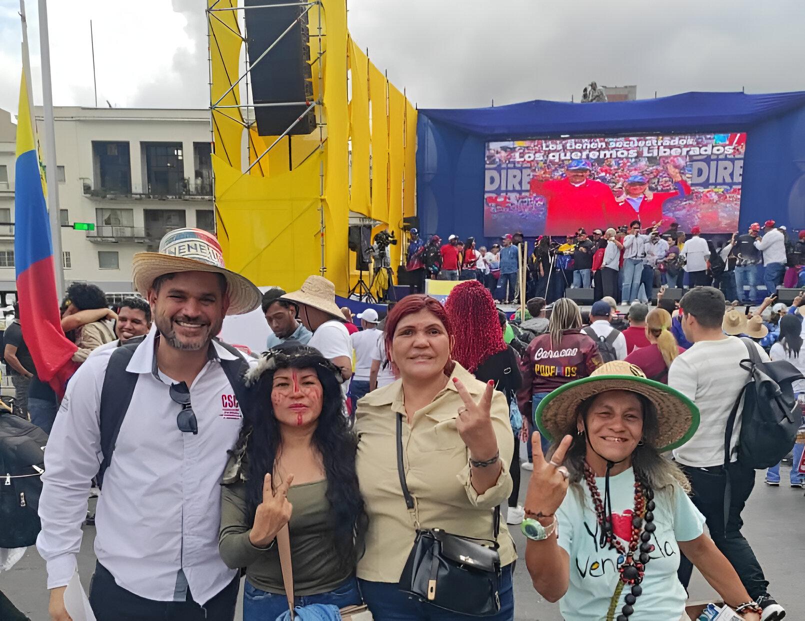 Pueblos Indígenas ratifican respaldo a la Revolución Bolivariana: «Aquí está tu pueblo luchando por ti»