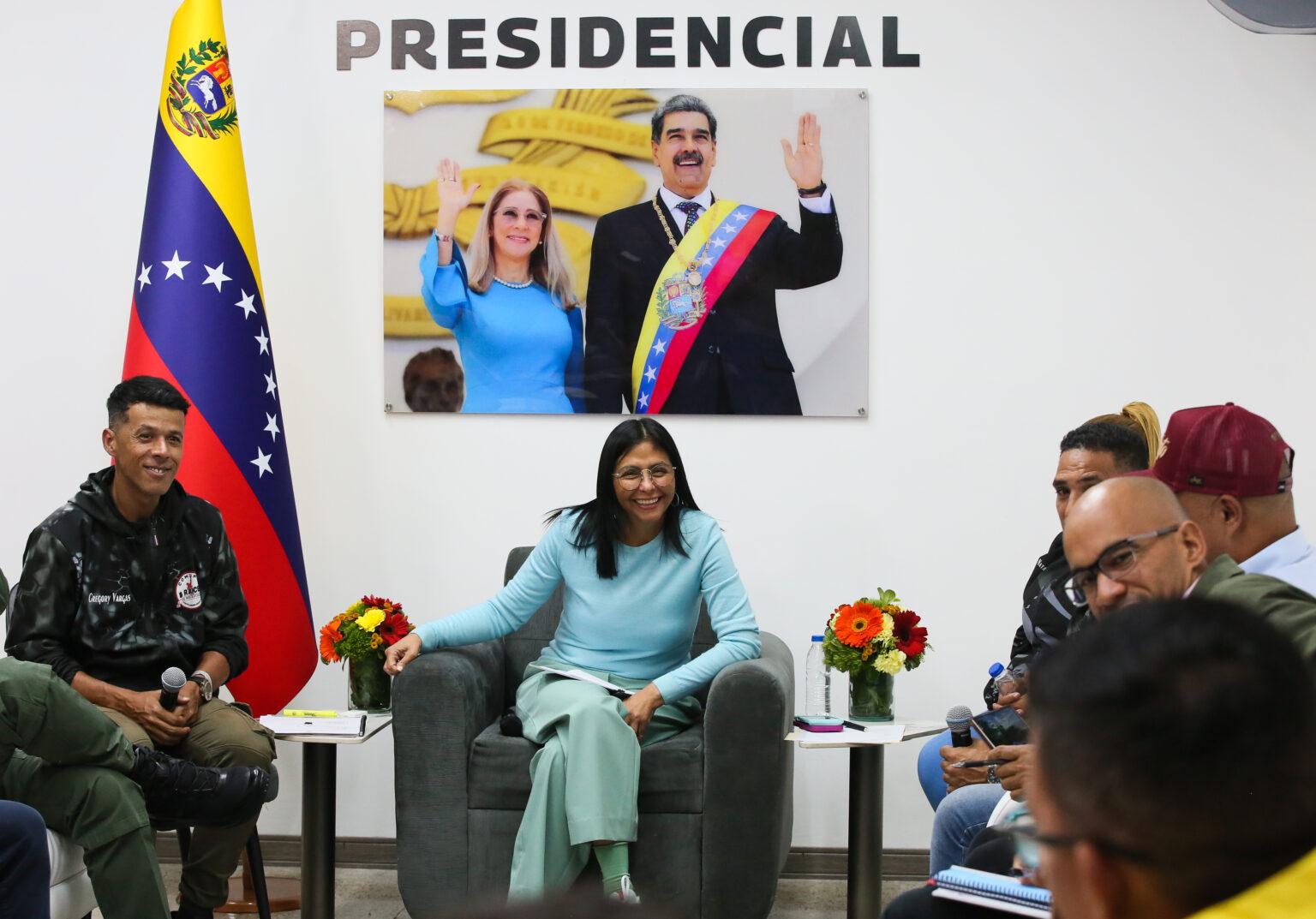 From Los Mecedores, Acting President Delcy Rodríguez leads Council of Sectoral Vice Presidents