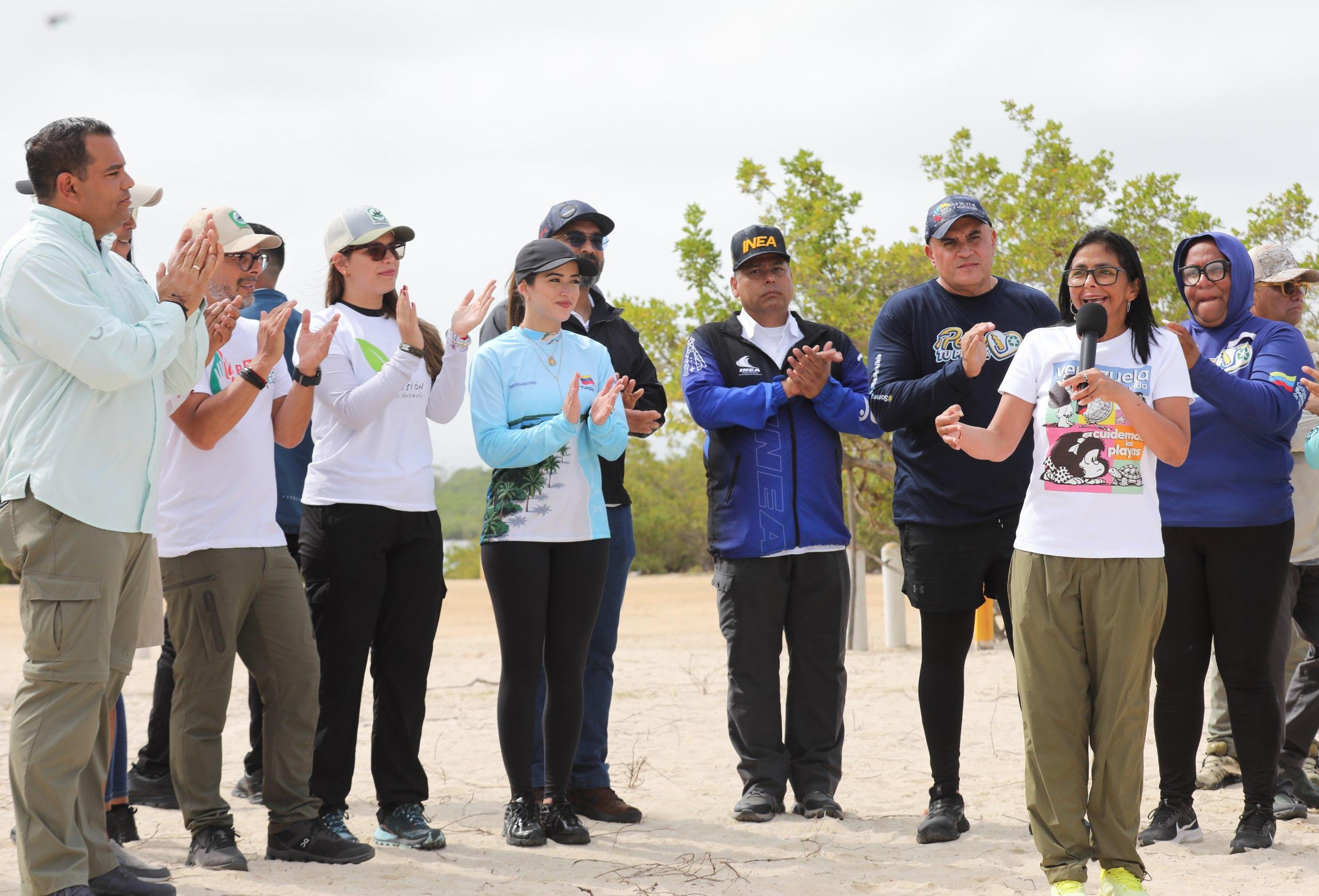 Presidenta (E) Delcy Rodríguez reafirma su compromiso con el equilibrio y la sostenibilidad del Parque Nacional Morrocoy