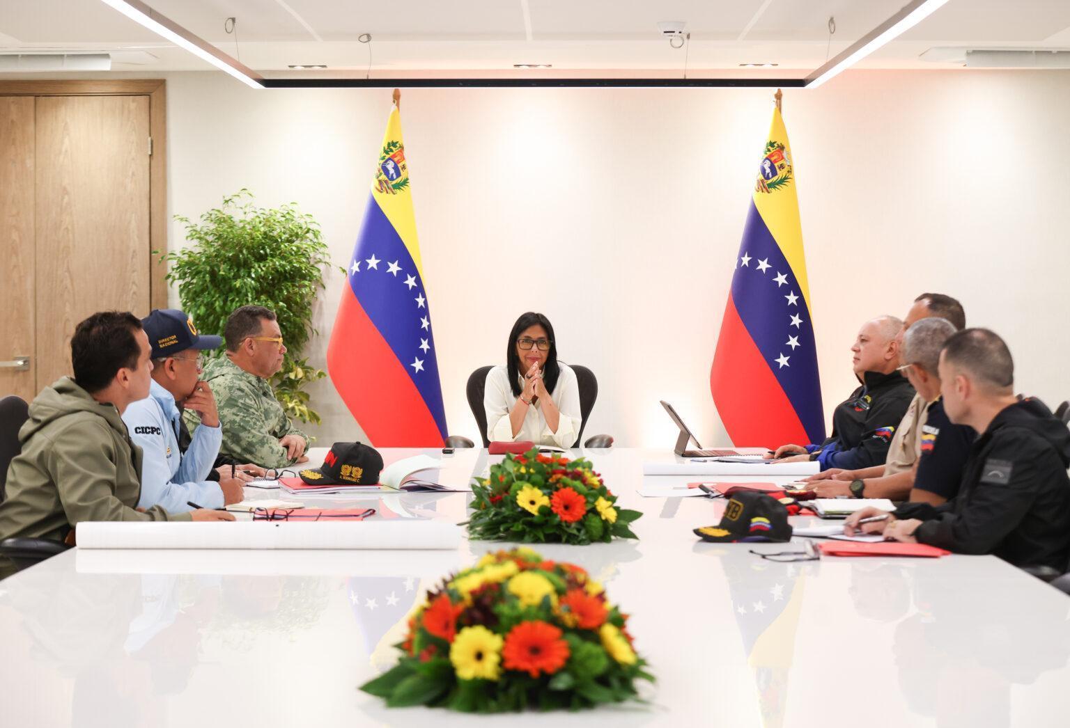 Presidenta (E) Delcy Rodríguez evalúa planes en materia de Seguridad Ciudadana